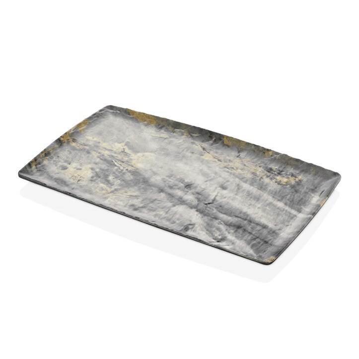 Platou melamina RAKI Polari Marble GN 1x3 32x17,5x3cm