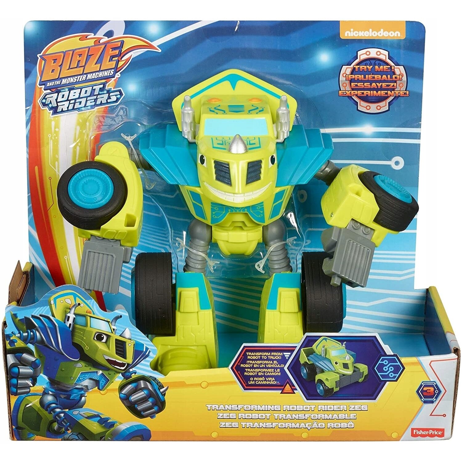 Figurina Rider ZEG, Blaze and the Monster Machine FTB94