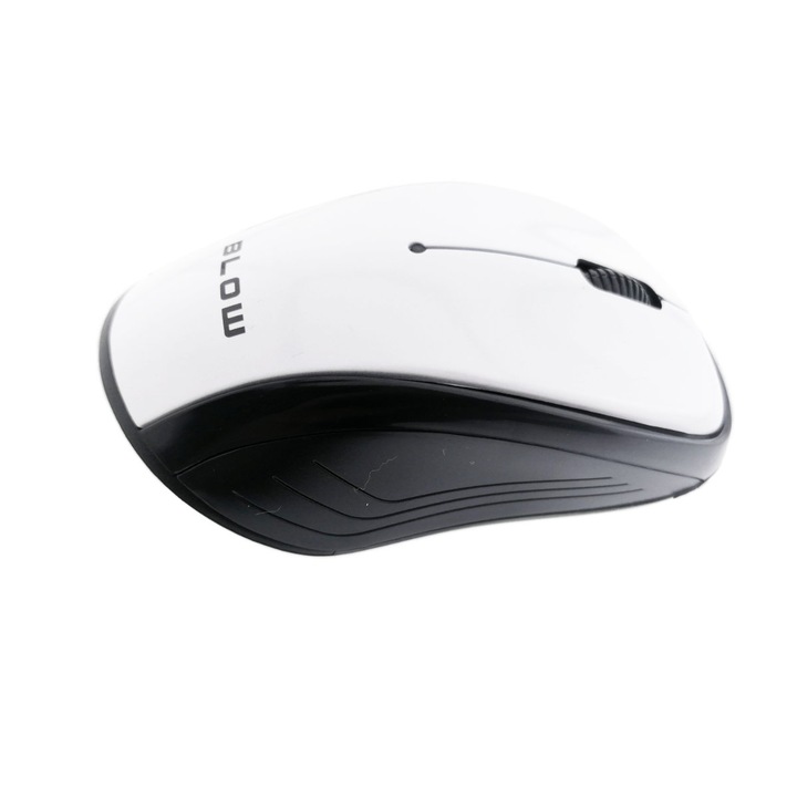 Mouse optic ambidextru Wireless BLOW MBT-100 PROLECH 84-022, Alb cu Negru