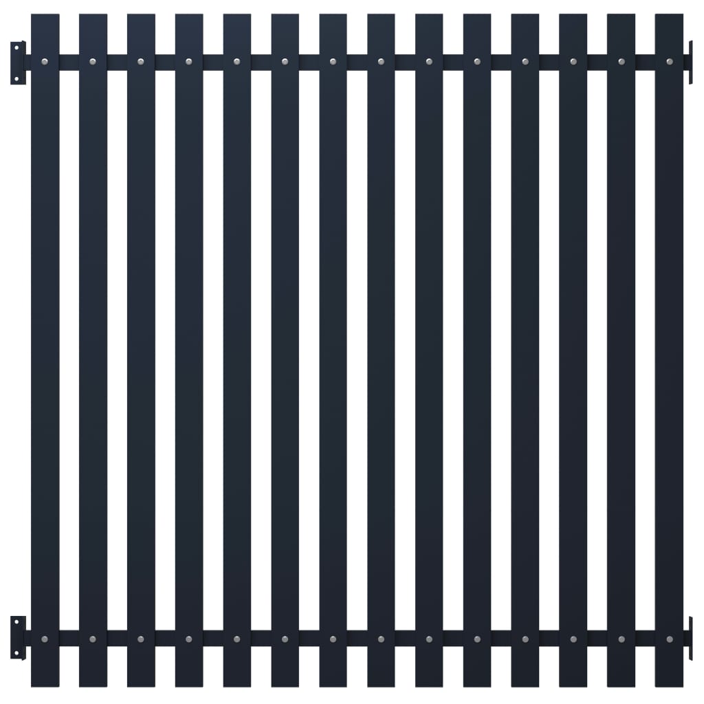 Gard de gradina vidaXL, Otel vopsit electrostatic, 170.5 x 170 cm, Antracit