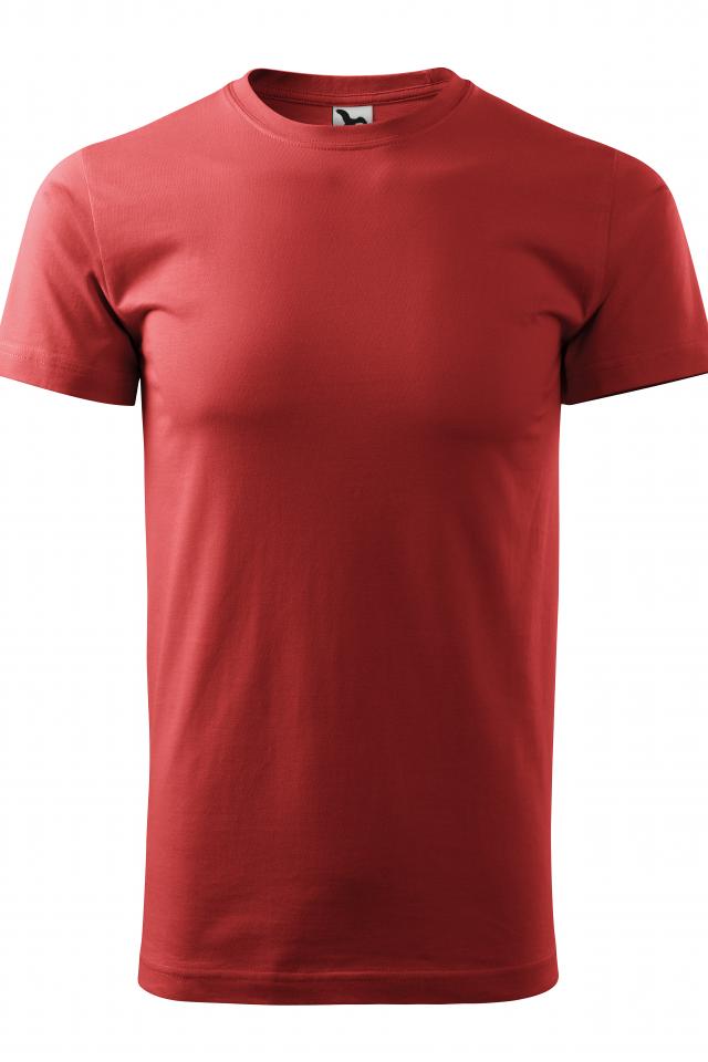 Tricou unisex Heavy New, Rosu bordo