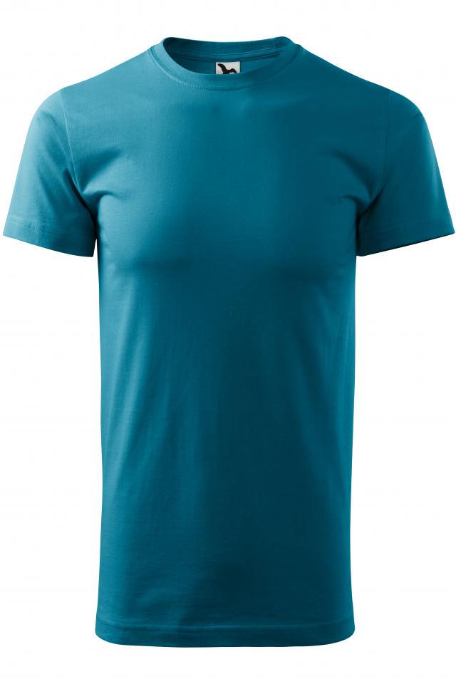 Tricou unisex Heavy New, Turcoaz inchis