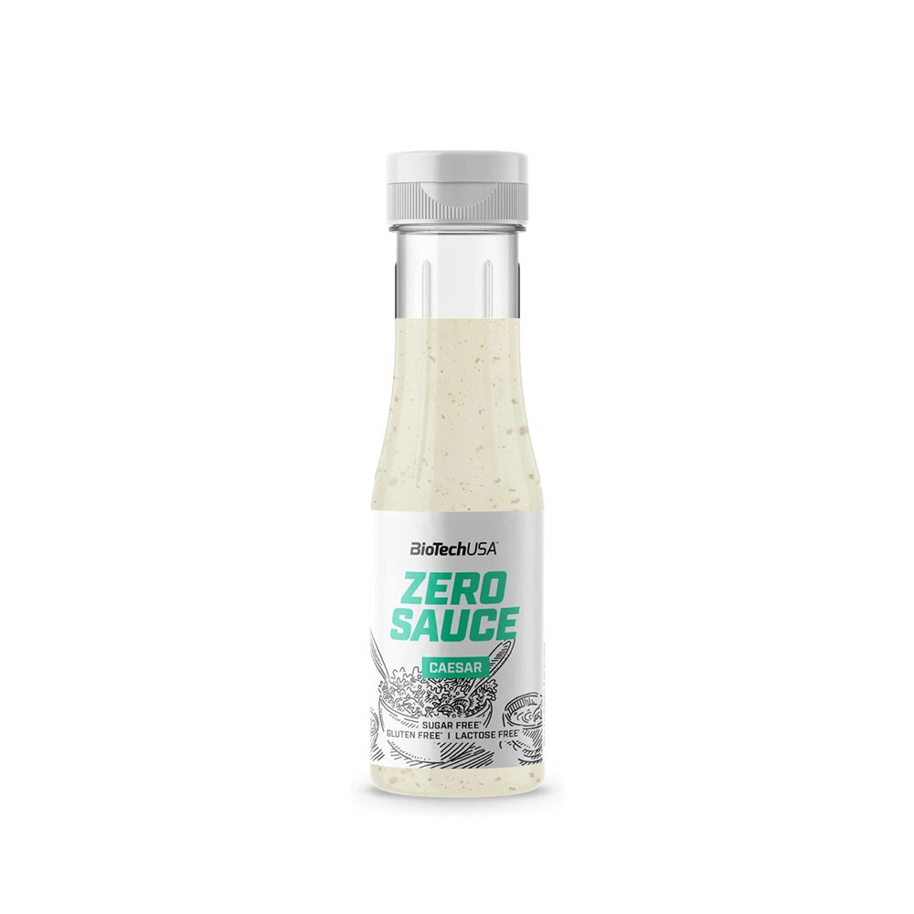 Sos fara calorii, Biotech Usa, Zero Sauce / Caesar, 350 ml