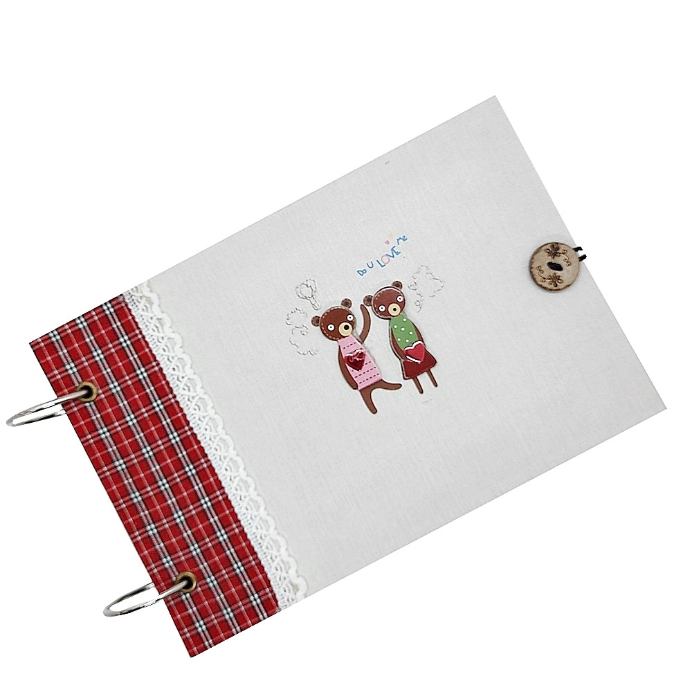 Album foto retro Love 22x15cm, Multicolor, Scrapbook DIY