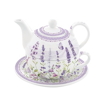Set servire ceai din portelan 350 ml  Set servire ceai din portelan 350 ml