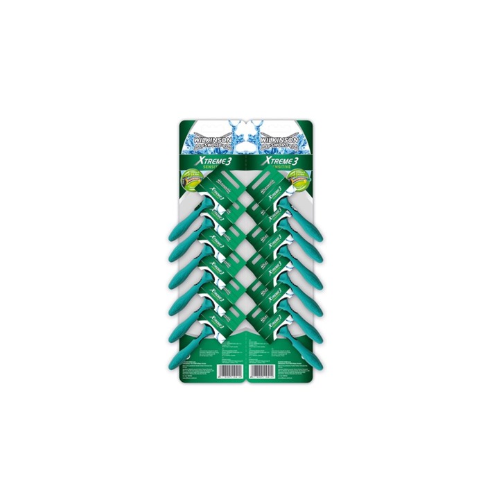 Комплект от 12 самобръсначки Wilkinson Extra3 Sensitive