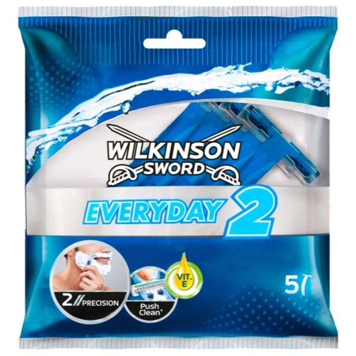 5 darab Wilkinson Everyday 2 borotva készlet, 2 pengével