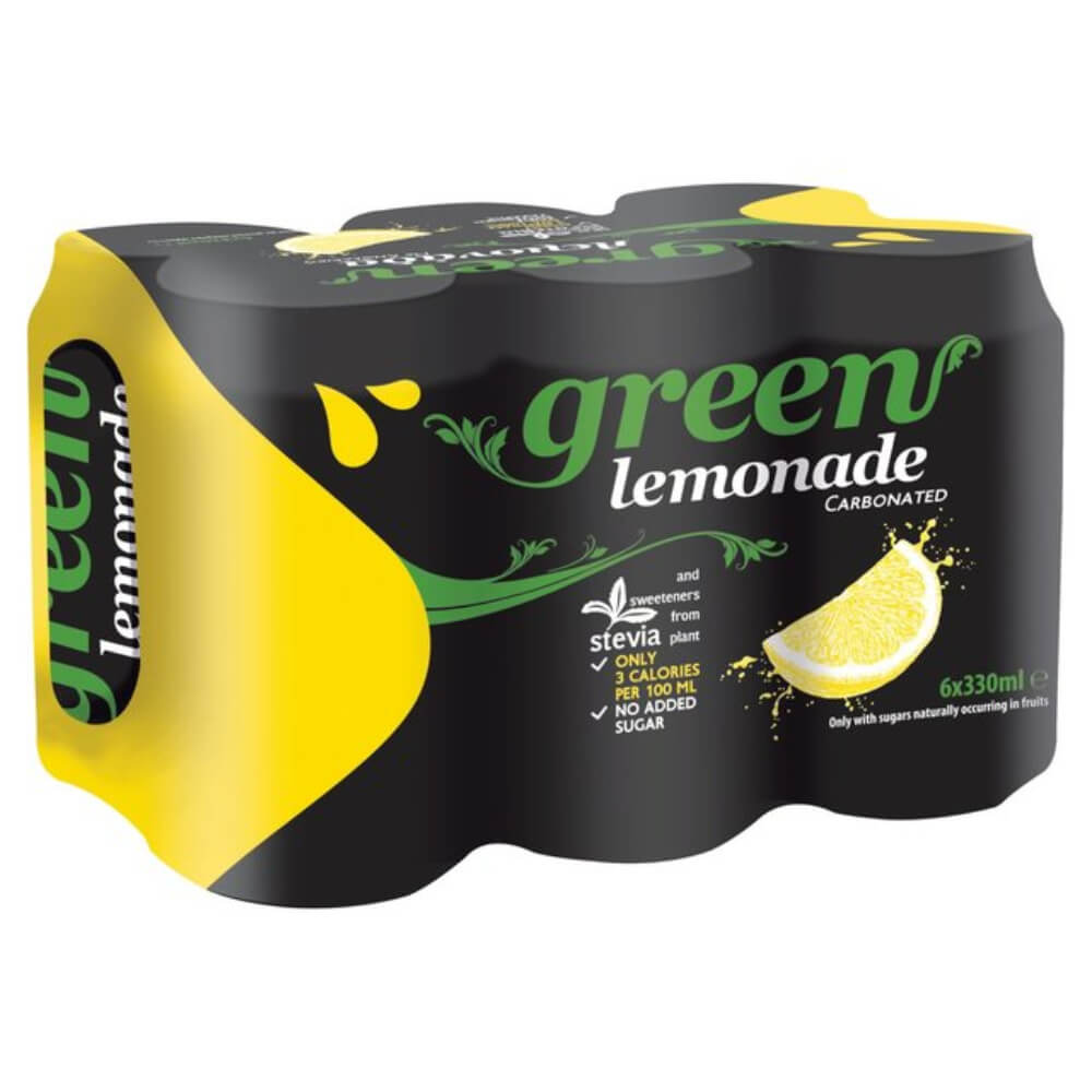 Bautura Racoritoare Green Cola Lemon, 6Buc/bax, 330ml