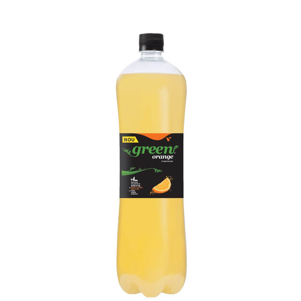 Bautura Carbogazoasa Green Orange, 1.5L