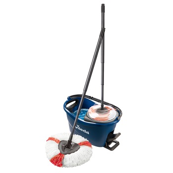 Set curatenie Vileda Easy Wring Turbo, albastru V2 Set curatenie Vileda Easy Wring Turbo, albastru V2