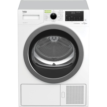 Uscator de rufe Beko DH9519GU, Pompa de caldura, 9 kg, Clasa A+++, 15 programe, HygieneShield, UV Hygienic Drying/Refresh, Motor ProSmart Inverter, OptiSense, Alb Uscator de rufe Beko DH9519GU, Pompa de caldura, 9 kg, Clasa A+++, 15 programe, HygieneShield, UV Hygienic Drying/Refresh, Motor ProSmart Inverter, OptiSense, Alb