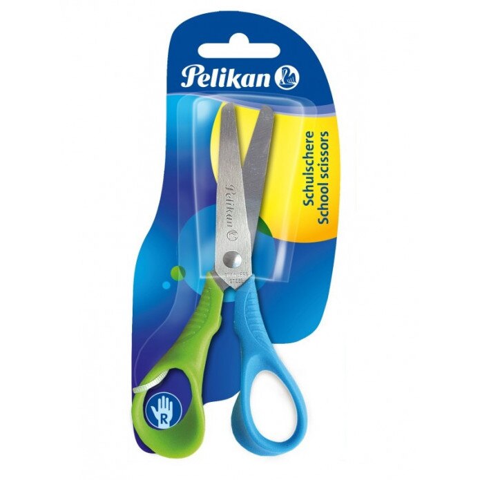 Foarfeca Pelikan Cu Maner De Plastic, Lama Din Otel, 12.7 Cm