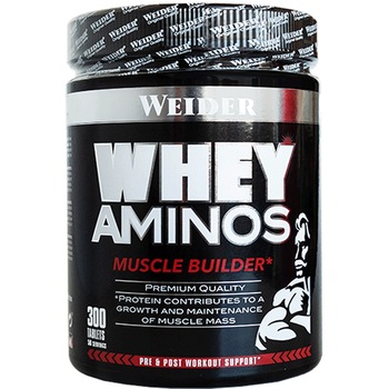 Supliment alimentar Whey Aminos Victory, 300 tablete, Weider Supliment alimentar Whey Aminos Victory, 300 tablete, Weider
