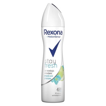 Deodorant Spray Rexona Motion Sense, Stay Fresh Apple & Blue Poppy, pentru Femei, 200 ml Deodorant Spray Rexona Motion Sense, Stay Fresh Apple & Blue Poppy, pentru Femei, 200 ml