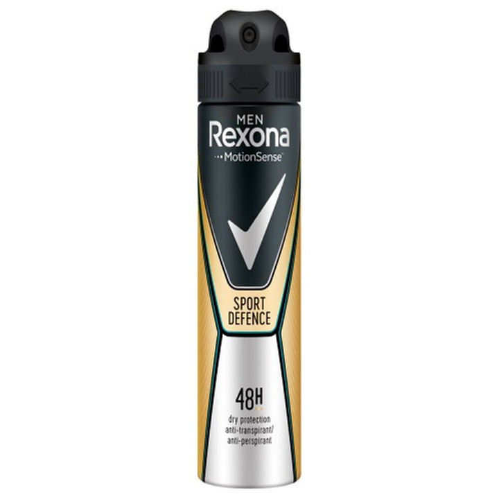 Deodorant Spray Rexona Men Motion Sense, Sport Defence, 200 ml, Pentru Barbati