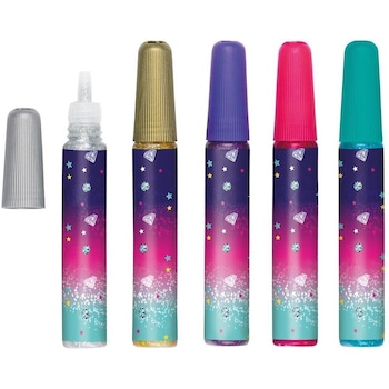 Lipici cu sclipici 5 culori, Moses Lipici cu sclipici 5 culori, Moses