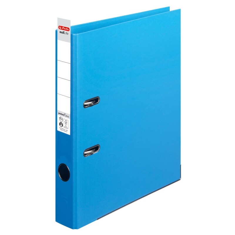 Biblioraft a4 5cm pp interior-exterior albastru deschis