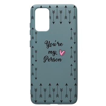 Husa Premium Silicon Compatibila Cu Samsung Galaxy S20 Plus, My Person, cu interiorul din material textil, protectie camera, Cornflower, PCF3 Husa Premium Silicon Compatibila Cu Samsung Galaxy S20 Plus, My Person, cu interiorul din material textil, protectie camera, Cornflower, PCF3