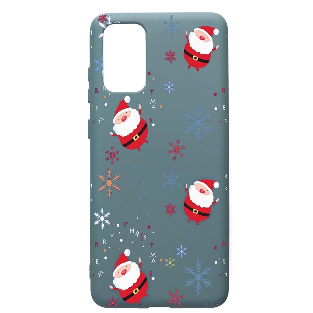 Husa Premium Silicon Compatibila Cu Samsung Galaxy S20 Plus, Xmas, cu interiorul din material textil, protectie camera, Cornflower, PCF308