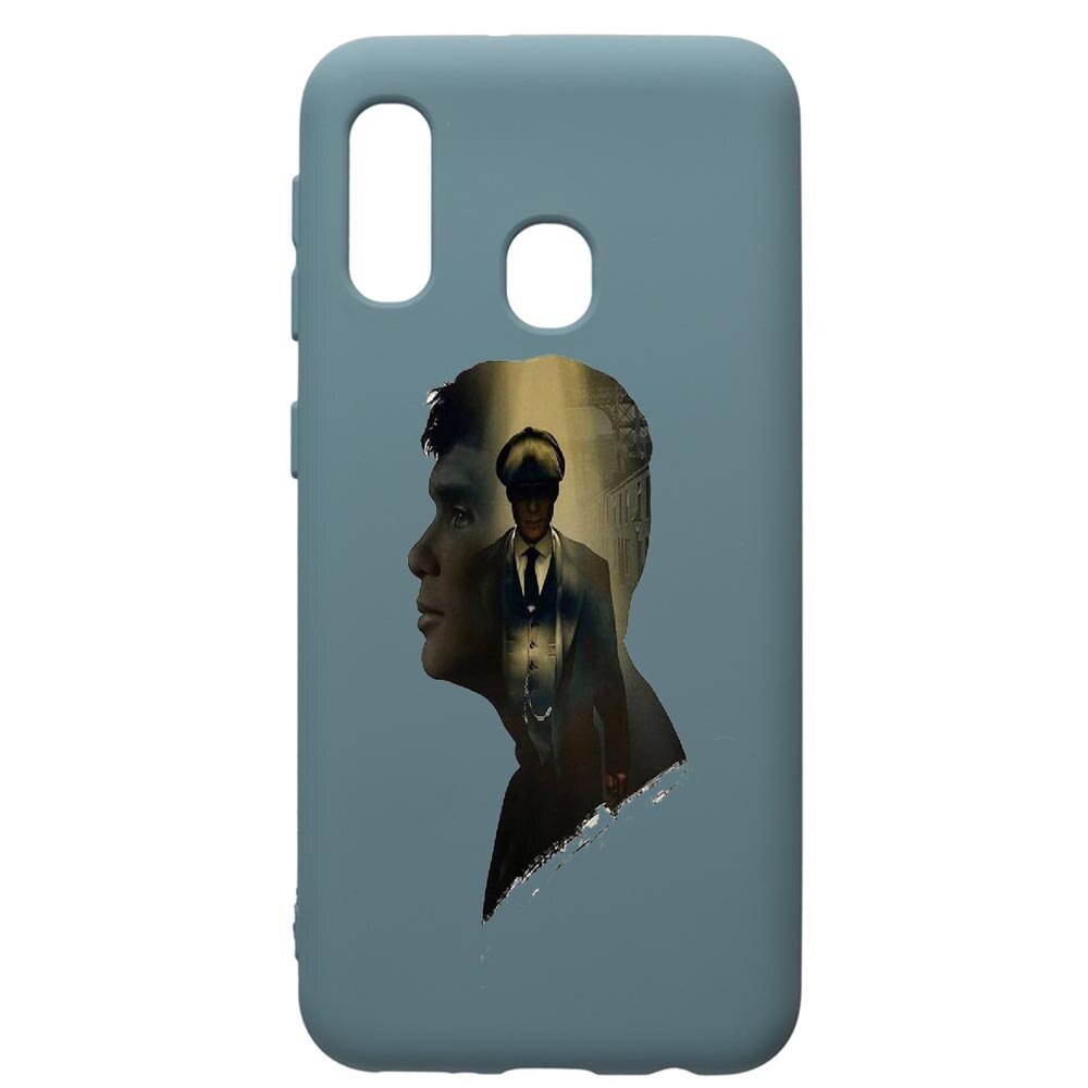 Husa Premium Silicon Compatibila Cu Samsung Galaxy A20E, Peaky Blinders, cu interiorul din material textil, protectie camera, Cornflower, PCF385