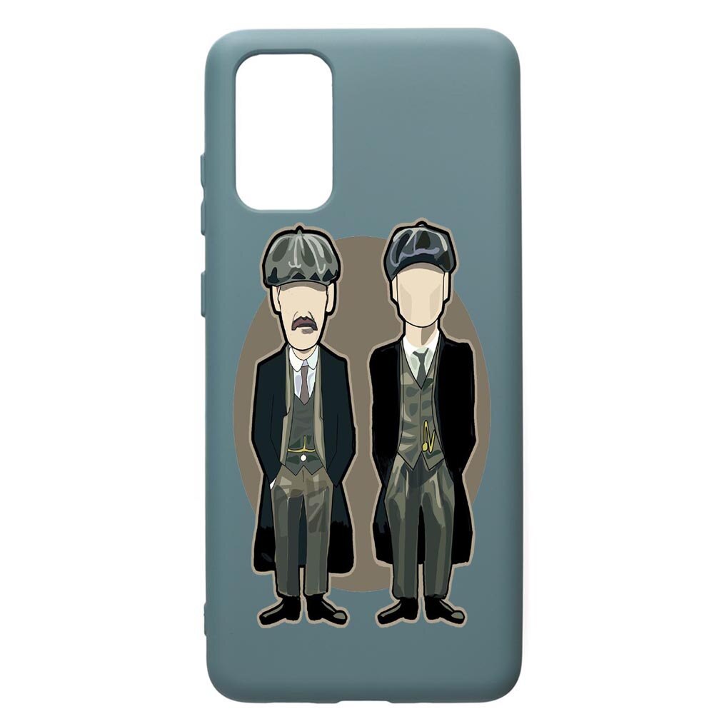 Husa Premium Silicon Compatibila Cu Samsung Galaxy S20 Plus, Peaky Blinders, cu interiorul din material textil, protectie camera, Cornflower, PCF383