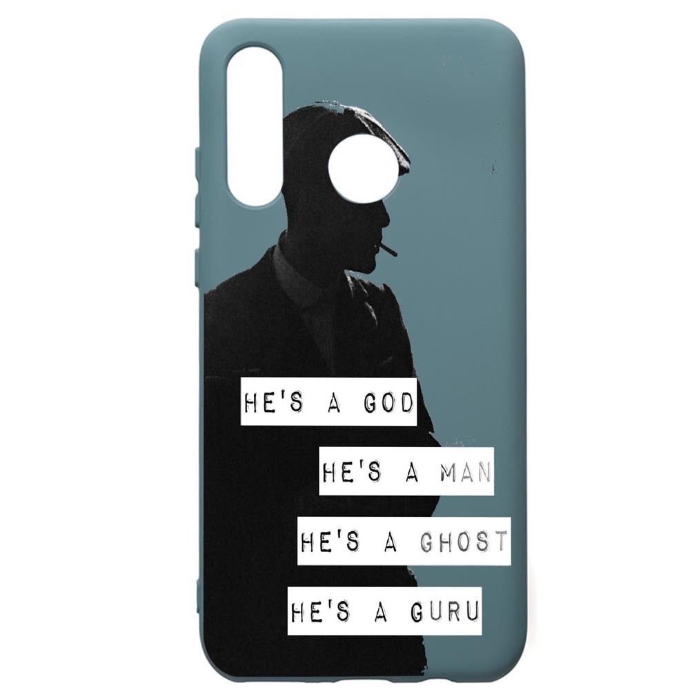 Husa Premium Silicon Compatibila Cu Huawei P30 Lite, Peaky Blinders, cu interiorul din material textil, protectie camera, Cornflower, PCF381