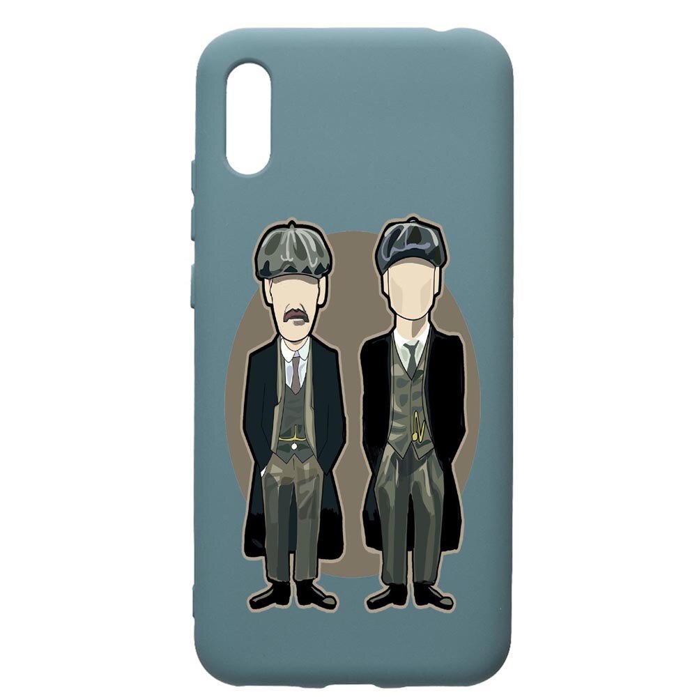 Husa Premium Silicon Compatibila Cu Huawei Y6 2019, Peaky Blinders, cu interiorul din material textil, protectie camera, Cornflower, PCF383