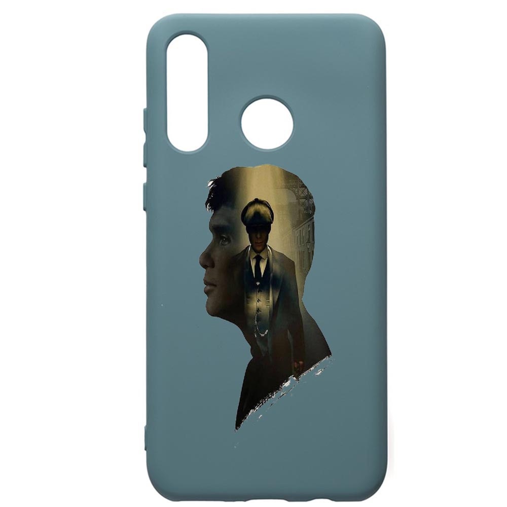 Husa Premium Silicon Compatibila Cu Huawei P30 Lite, Peaky Blinders, cu interiorul din material textil, protectie camera, Cornflower, PCF385