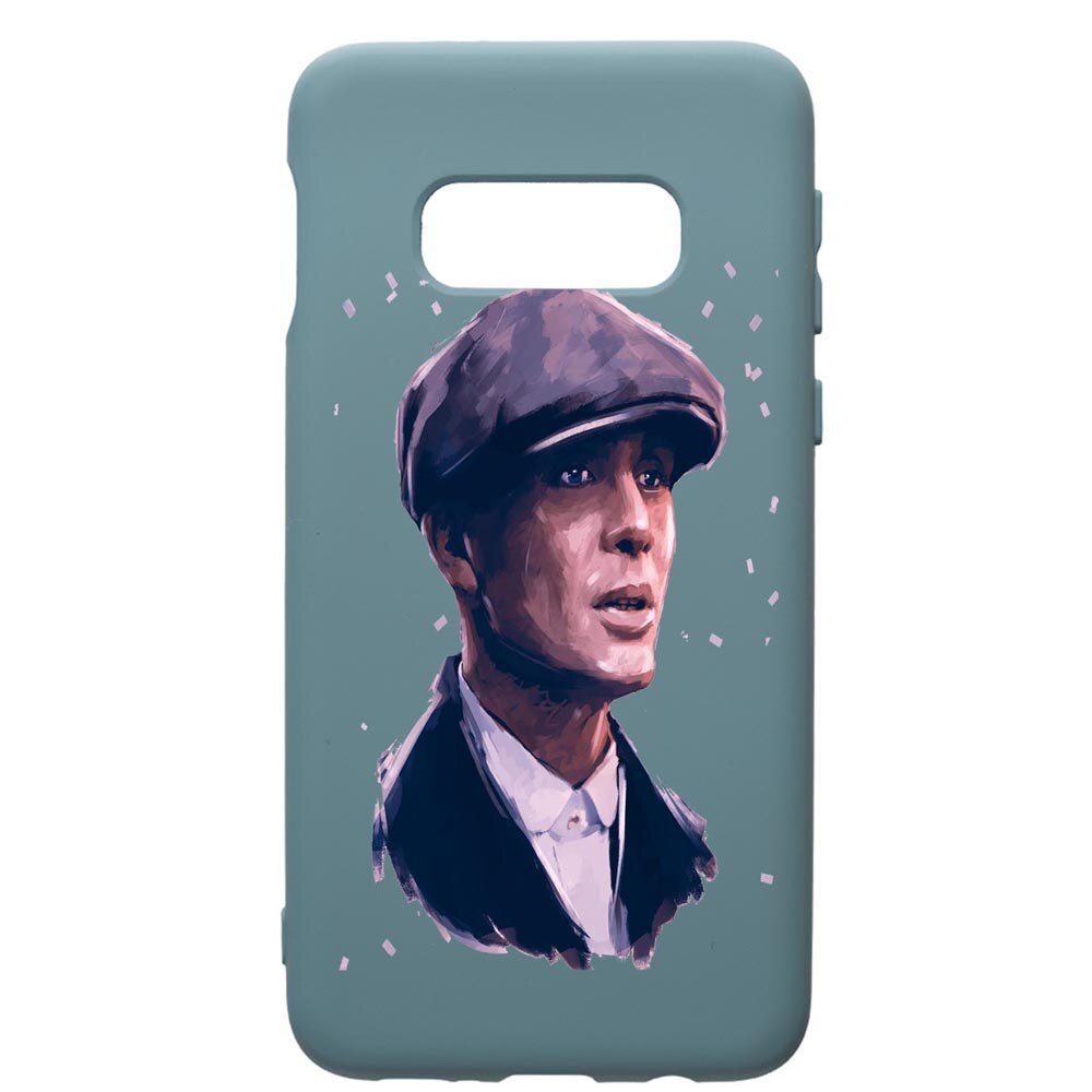 Husa Premium Silicon Compatibila Cu Samsung Galaxy S10, Peaky Blinders, cu interiorul din material textil, protectie camera, Cornflower, PCF387