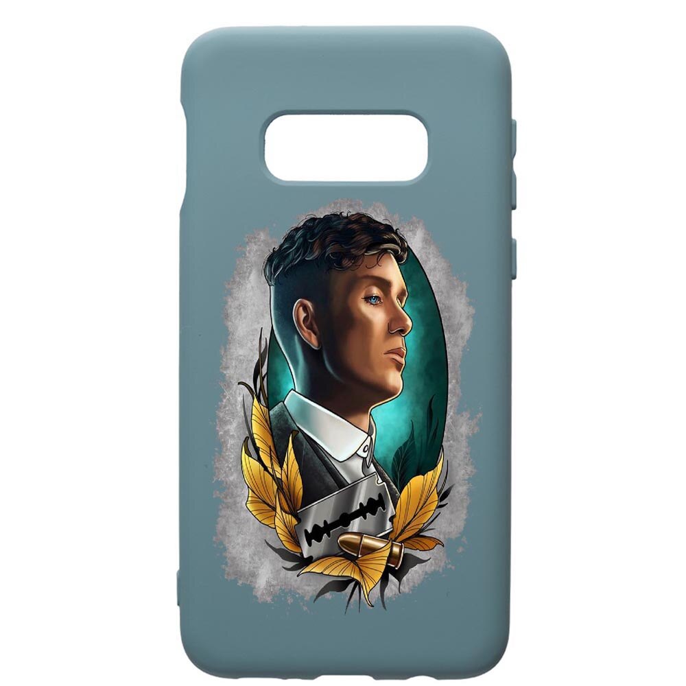 Husa Premium Silicon Compatibila Cu Samsung Galaxy S10E, Peaky Blinders, cu interiorul din material textil, protectie camera, Cornflower, PCF384