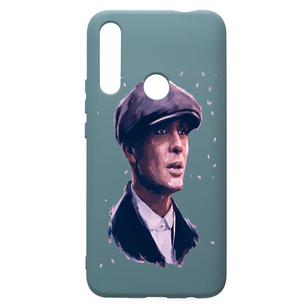 Husa Premium Silicon Compatibila Cu Huawei Y7 2019, Peaky Blinders, cu interiorul din material textil, protectie camera, Cornflower, PCF387