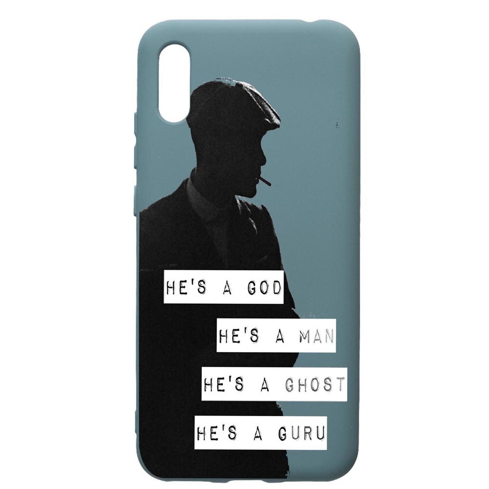 Husa Premium Silicon Compatibila Cu Huawei Y6 2019, Peaky Blinders, cu interiorul din material textil, protectie camera, Cornflower, PCF381