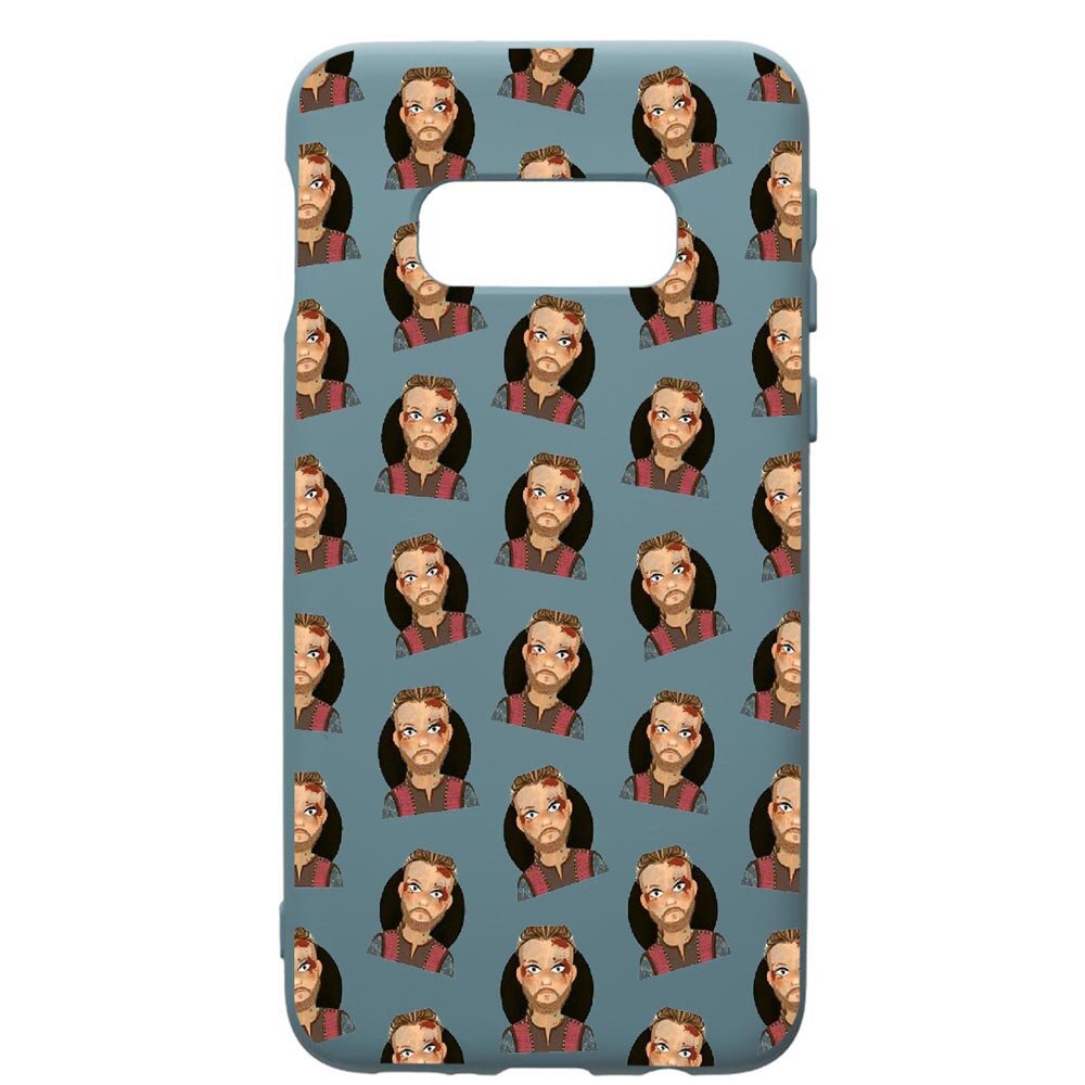 Husa Premium Silicon Compatibila Cu Samsung Galaxy S10, Vikings, cu interiorul din material textil, protectie camera, Cornflower, PCF453