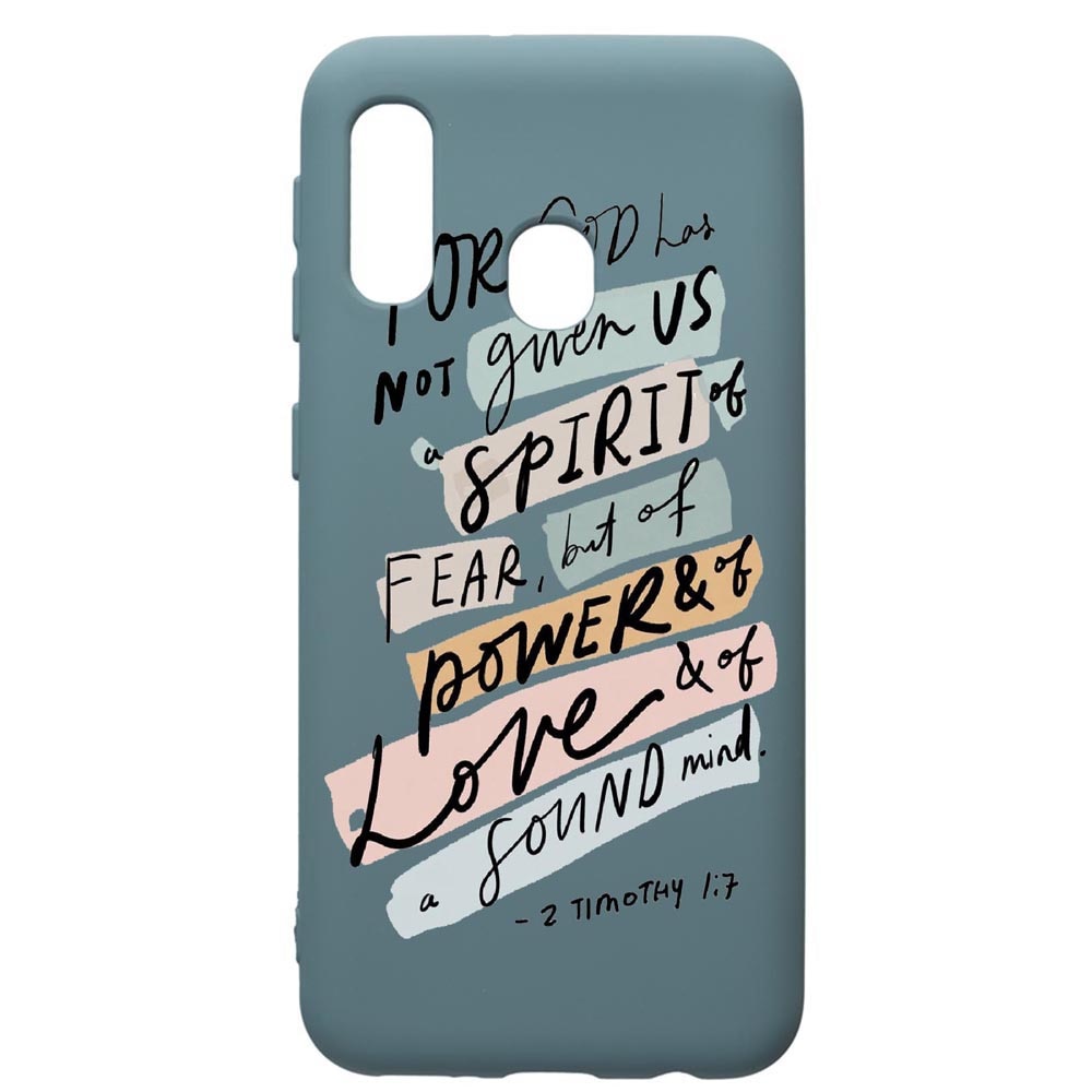 Husa Premium Silicon Compatibila Cu Samsung Galaxy A20E, Bible, cu interiorul din material textil, protectie camera, Cornflower, PCF481