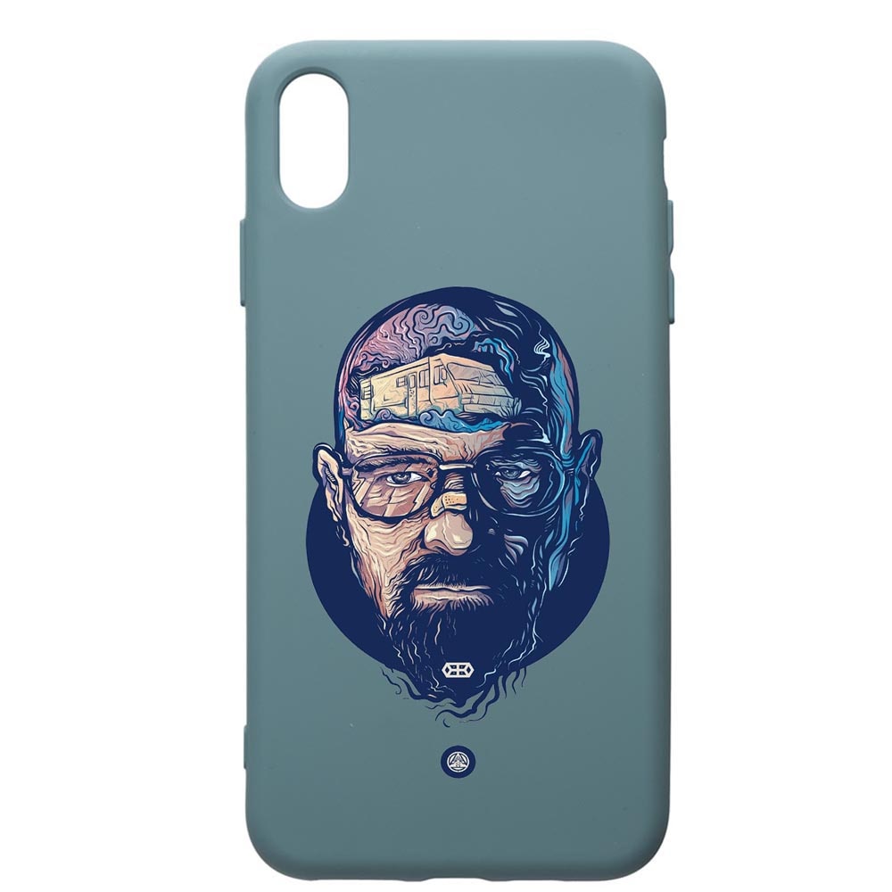 Husa Premium Silicon Compatibila Cu Apple iPhone XS Max, Breaking Bad, cu interiorul din material textil, protectie camera, Cornflower, PCF359