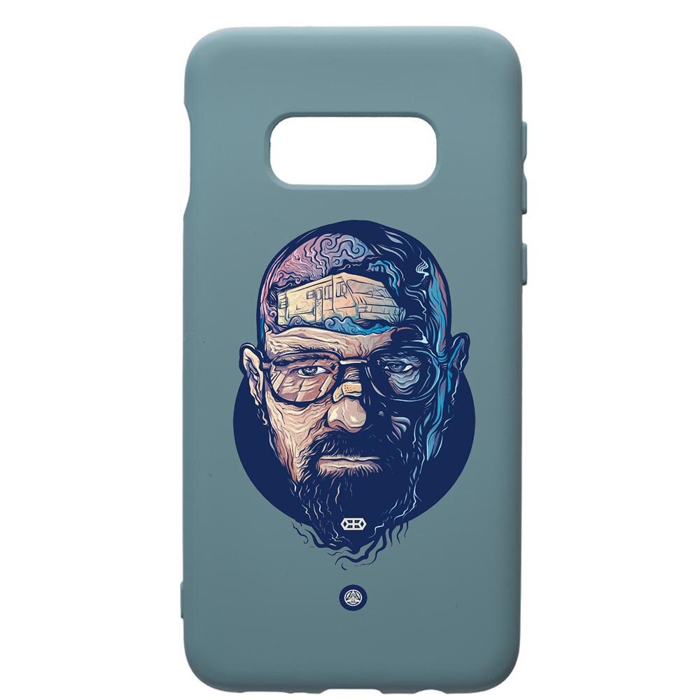 Husa Premium Silicon Compatibila Cu Samsung Galaxy S10, Breaking Bad, cu interiorul din material textil, protectie camera, Cornflower, PCF359