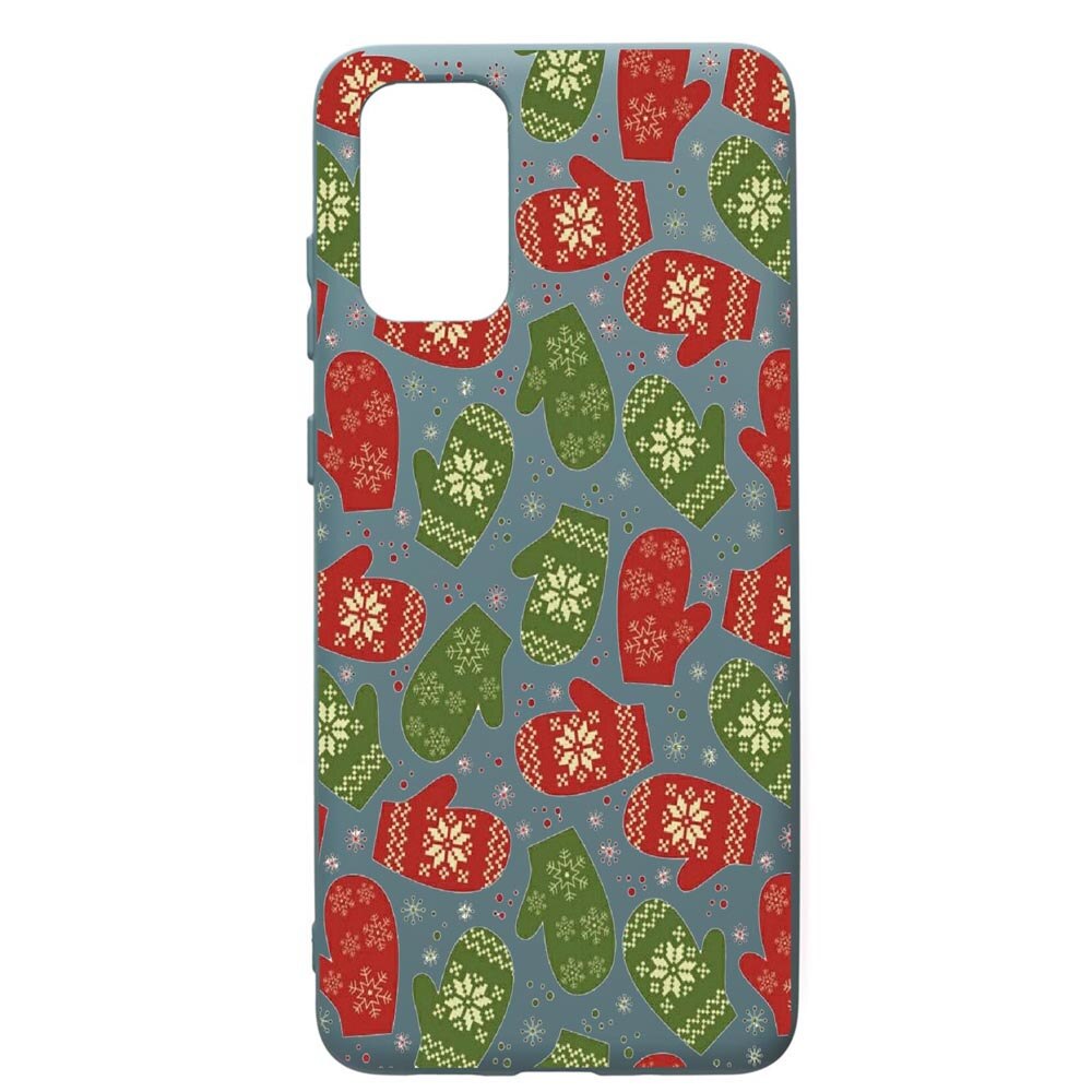 Husa Premium Silicon Compatibila Cu Samsung Galaxy S20 Plus, Winter, cu interiorul din material textil, protectie camera, Cornflower, PCF352