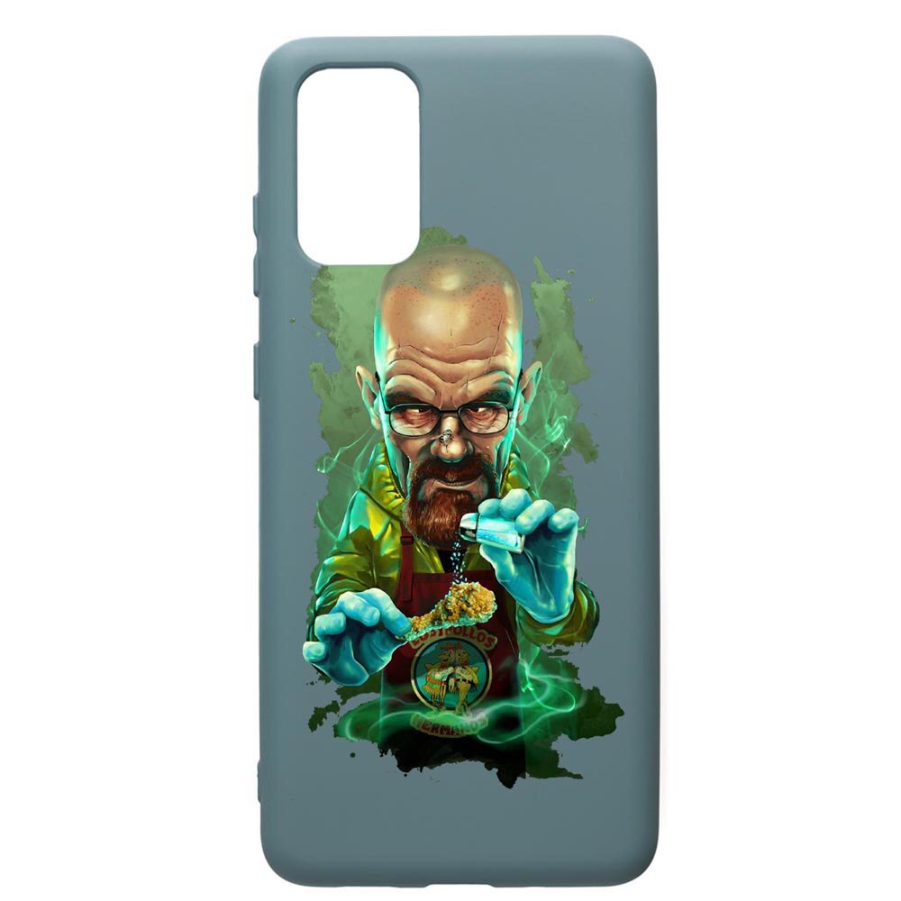 Husa Premium Silicon Compatibila Cu Samsung Galaxy S20 Plus, Breaking Bad, cu interiorul din material textil, protectie camera, Cornflower, PCF367