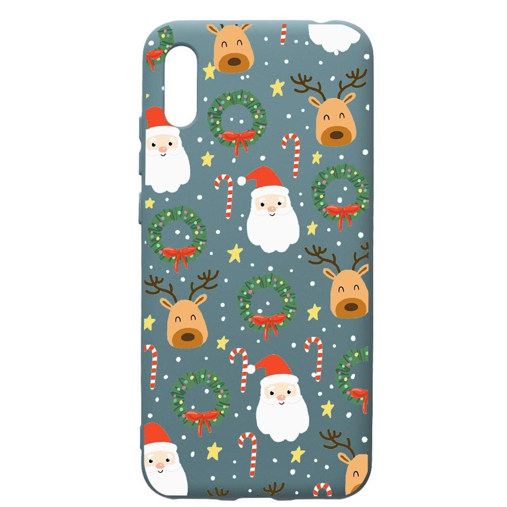 Husa Premium Silicon Compatibila Cu Huawei Y6 2019, Happy, cu interiorul din material textil, protectie camera, Cornflower, PCF350