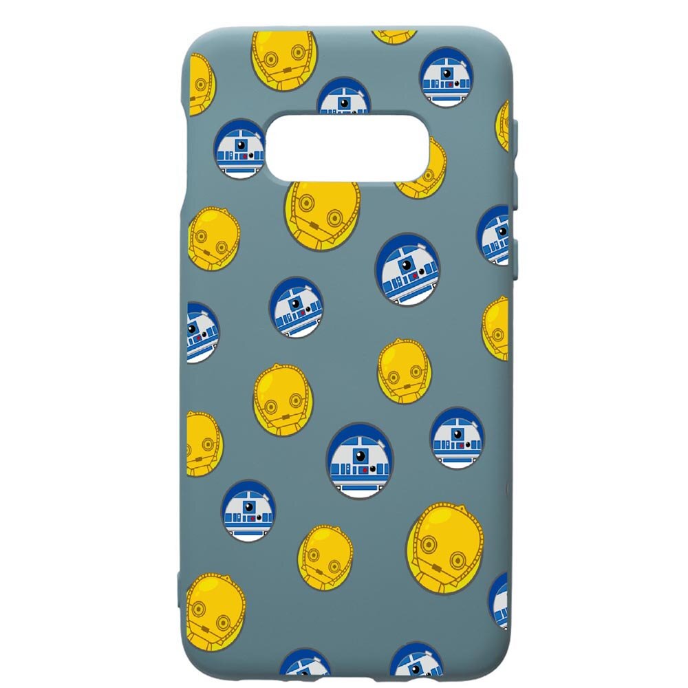 Husa Premium Silicon Compatibila Cu Samsung Galaxy S10, Star Wars Droids, cu interiorul din material textil, protectie camera, Cornflower, PCF422