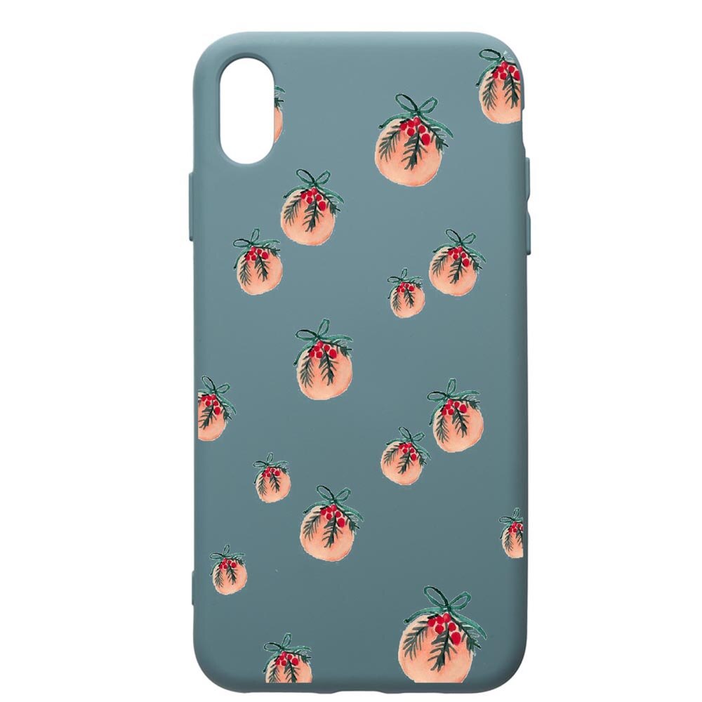 Husa Premium Silicon Compatibila Cu Huawei Y5 2019, Xmas, cu interiorul din material textil, protectie camera, Cornflower, PCF339