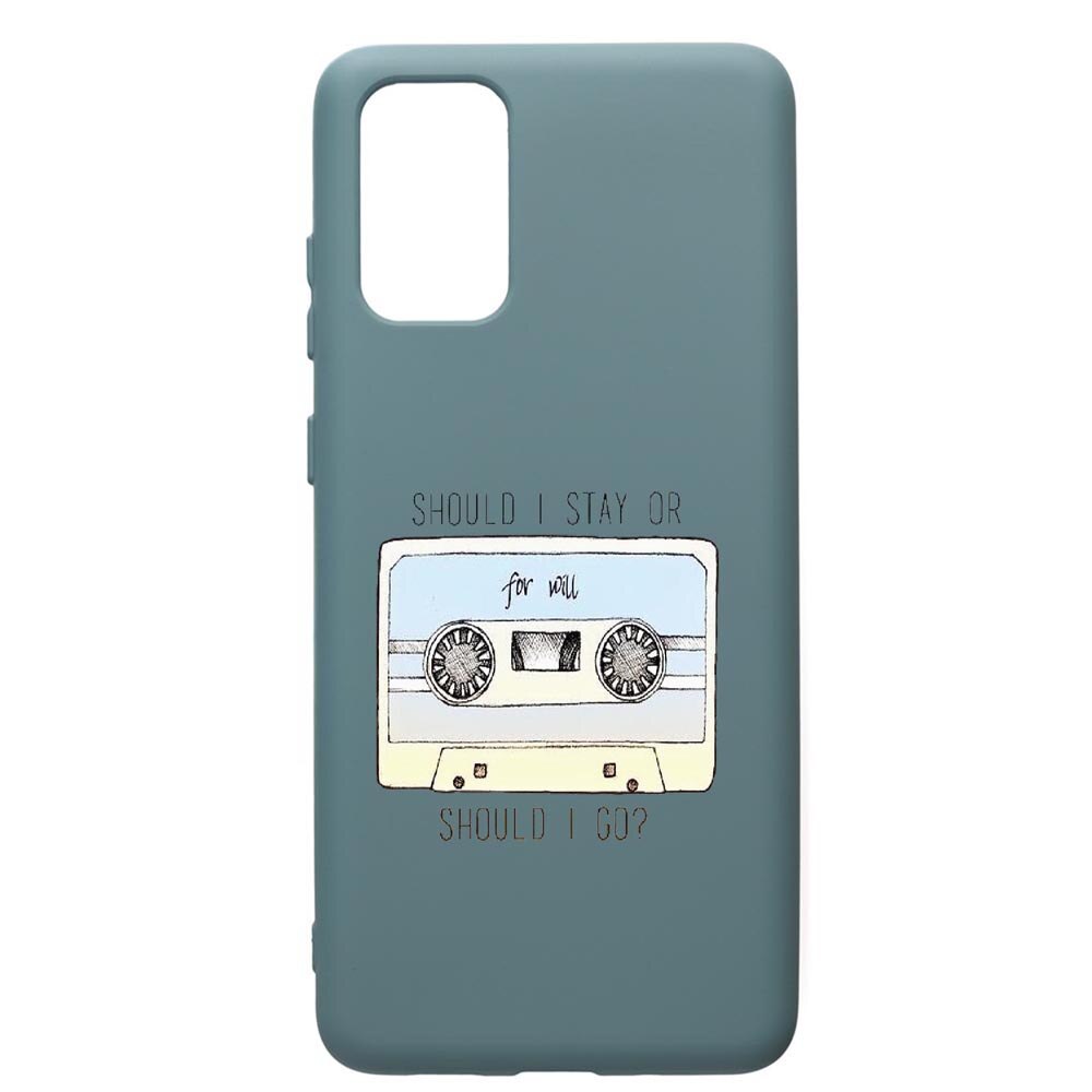 Husa Premium Silicon Compatibila Cu Samsung Galaxy S20 Plus, Stranger Things, cu interiorul din material textil, protectie camera, Cornflower, PCF305