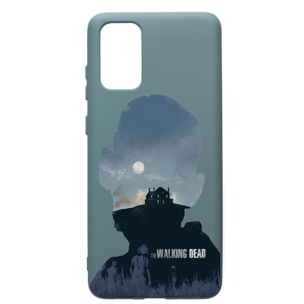 Husa Premium Silicon Compatibila Cu Samsung Galaxy S20 Plus, The Walking Dead, cu interiorul din material textil, protectie camera, Cornflower, PCF303