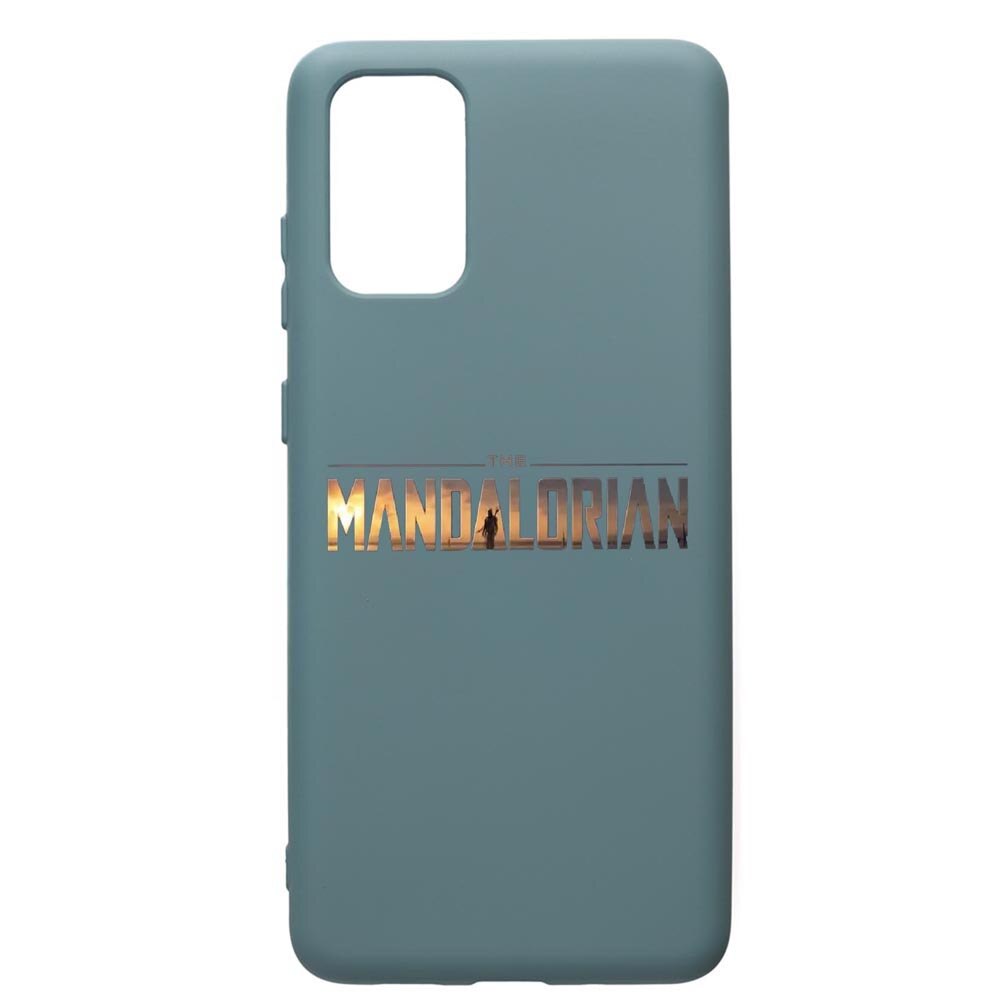 Husa Premium Silicon Compatibila Cu Samsung Galaxy S20 Plus, Star Wars The Mandalorian, cu interiorul din material textil, protectie camera, Cornflower, PCF463