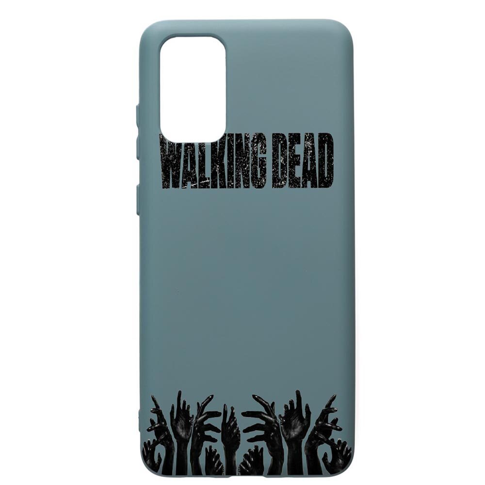 Husa Premium Silicon Compatibila Cu Samsung Galaxy S20 Plus, The Walking Dead, cu interiorul din material textil, protectie camera, Cornflower, PCF301
