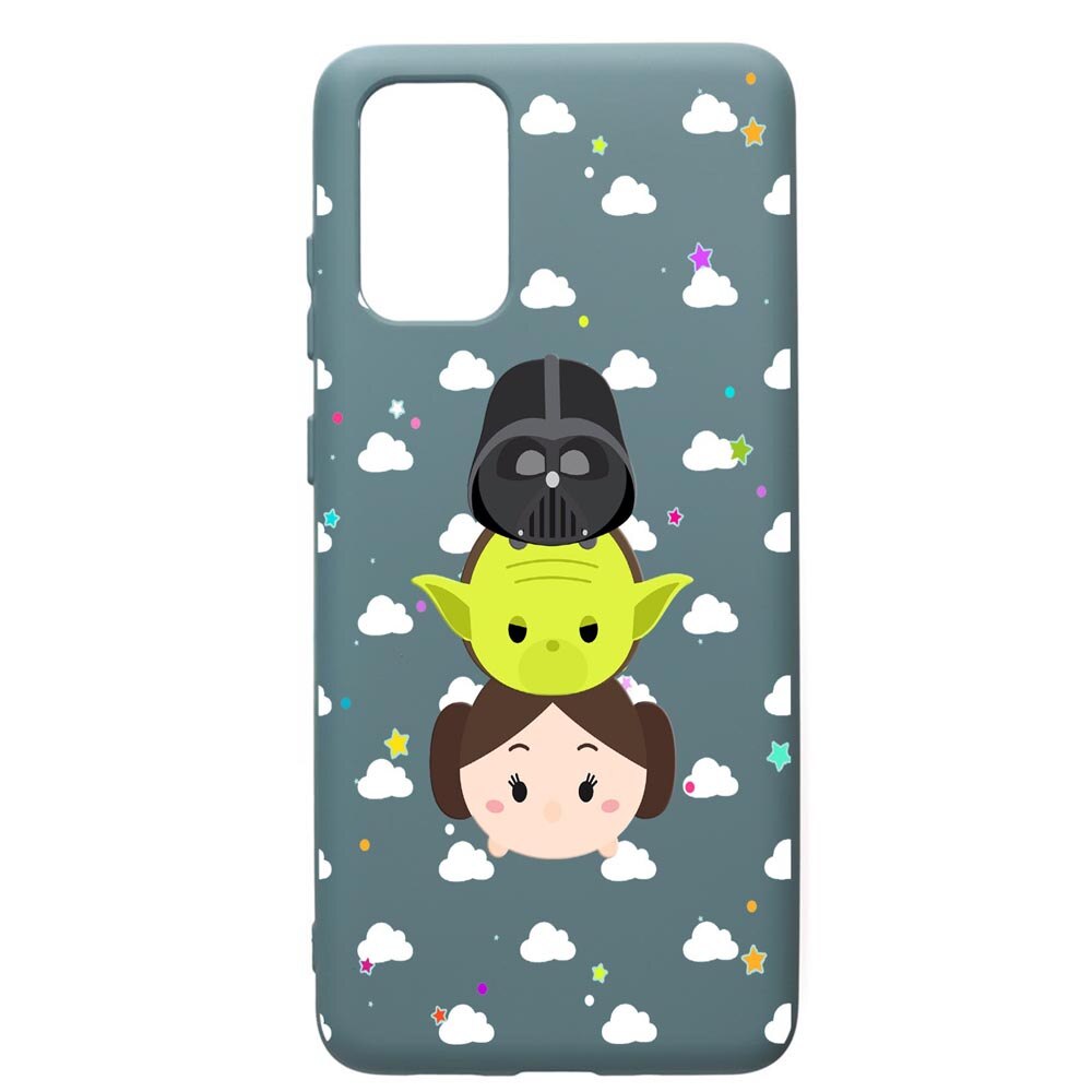 Husa Premium Silicon Compatibila Cu Samsung Galaxy S20 Plus, Star Wars, cu interiorul din material textil, protectie camera, Cornflower, PCF404
