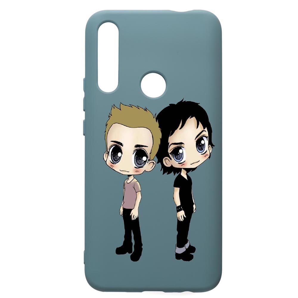 Husa Premium Silicon Compatibila Cu Huawei P Smart Z, Vampire Diaries, cu interiorul din material textil, protectie camera, Cornflower, PCF580