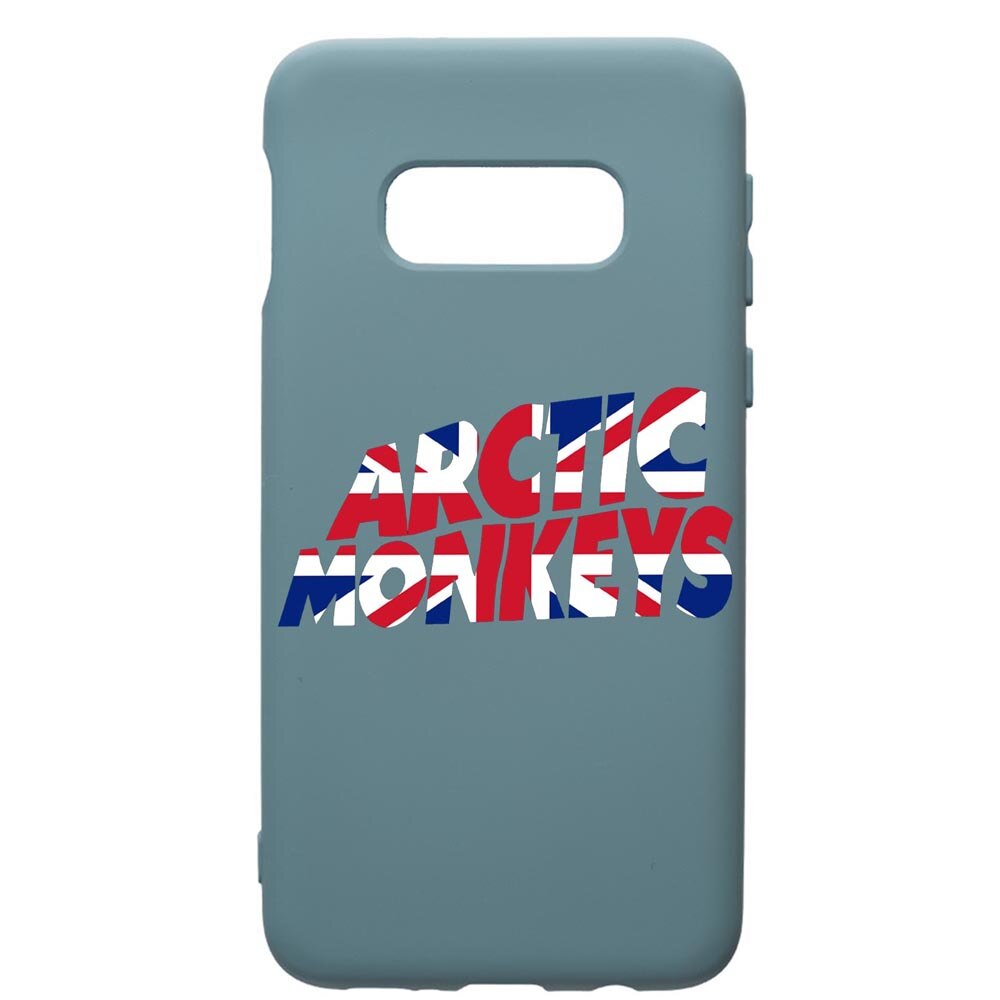 Husa Premium Silicon Compatibila Cu Samsung Galaxy S10, Arctic Monkey, cu interiorul din material textil, protectie camera, Cornflower, PCF548