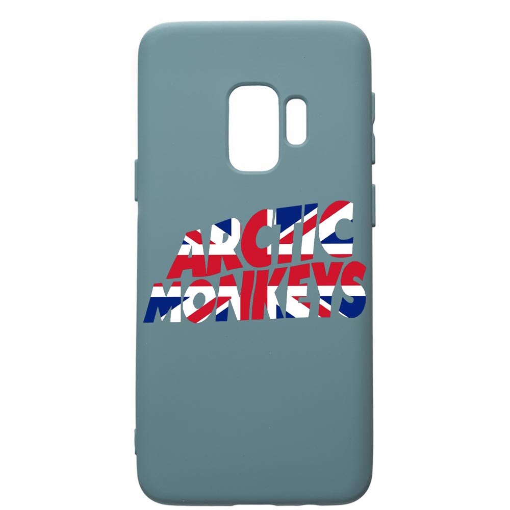 Husa Premium Silicon Compatibila Cu Samsung Galaxy S9, Arctic Monkey, cu interiorul din material textil, protectie camera, Cornflower, PCF548