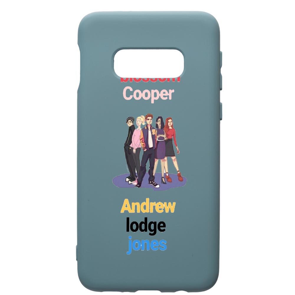 Husa Premium Silicon Compatibila Cu Samsung Galaxy S10, Riverdale, cu interiorul din material textil, protectie camera, Cornflower, PCF623